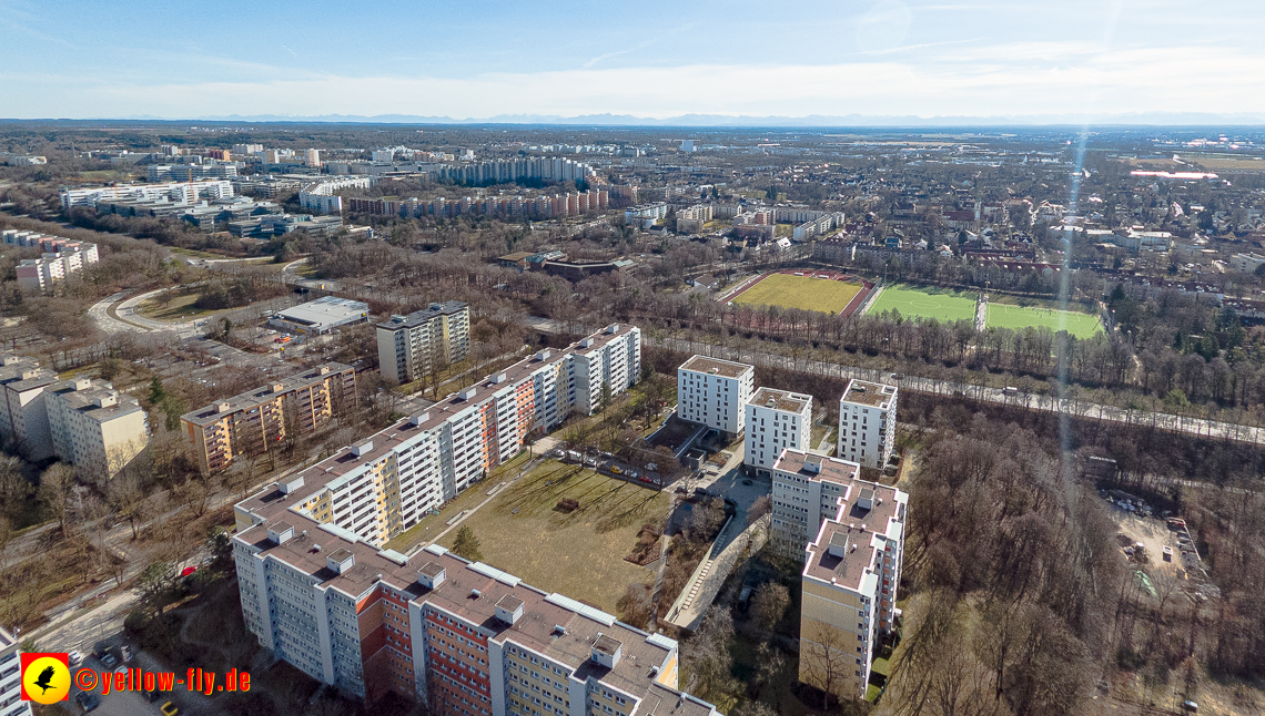 20.02.2023 - Baustelle zur Grundschule am Strehleranger in Neuperlach